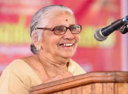 മഹാകവി വള്ളത്തോളി​െൻറ മകൾ വാസന്തി മേനോൻ അന്തരിച്ചു